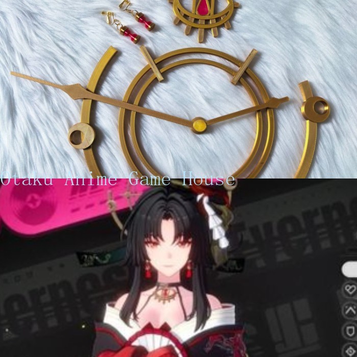 Hair Clips - Neverness To Everness Hotori 3D Printed