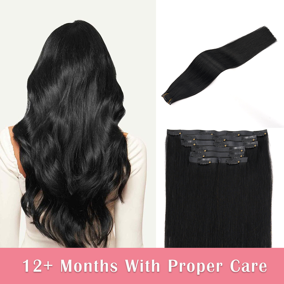 Seamless Clip In Hair Extensions Human Hair - Seamless Clip in Hair Extensions Real