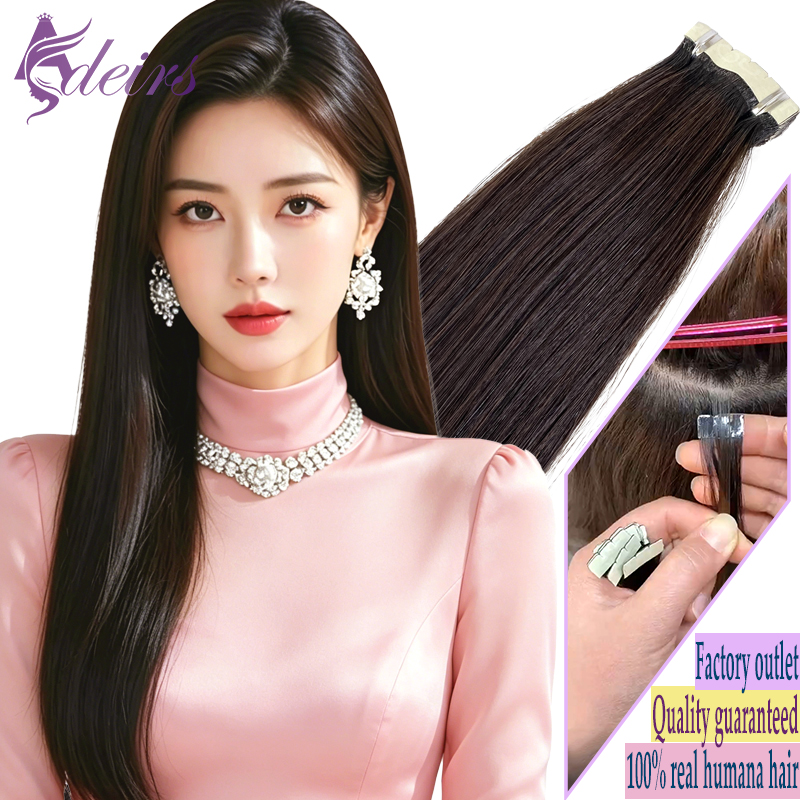 Invisible Tape In Extensions Real Hair - ADEIRS Mini Tape in Hair Extensions