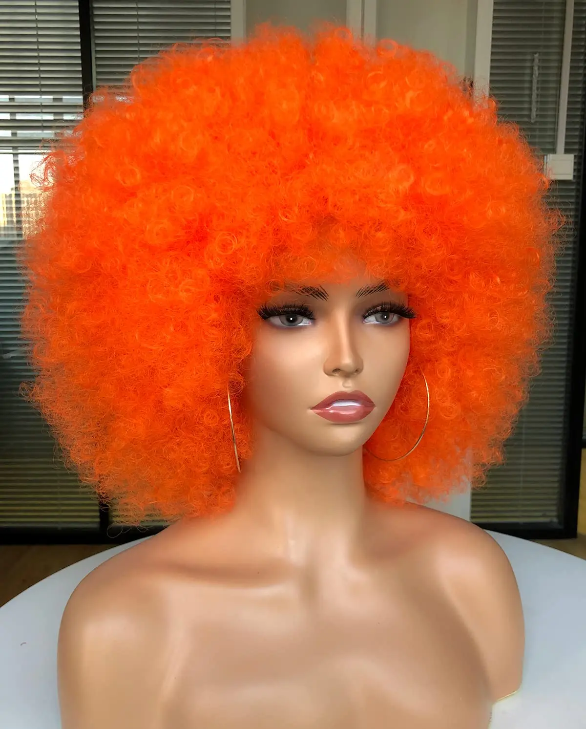 Afro Wig Kinky Curly Synthetic - Synthetic Braided Wigs For Black Women 评论和价格