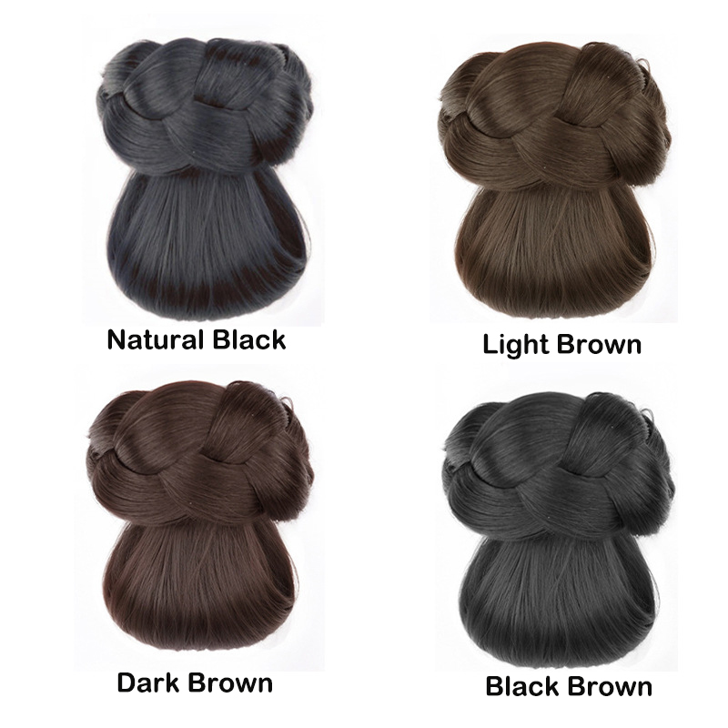 Synthetic Hair Accessories Bun - Claw Clip Messy Bun Hair Piece 评论和价格