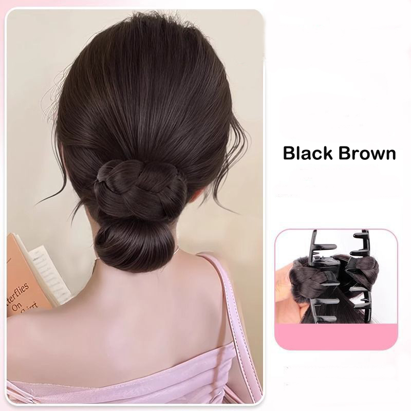 Synthetic Hair Accessories Bun - Claw Clip Messy Bun Hair Piece 评论和价格