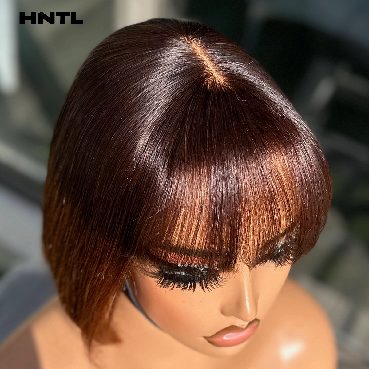 Wear and Go 2by6 Closure Bang  - Pre Parted 13X4 Lace Front Bob Wig 评论和价格