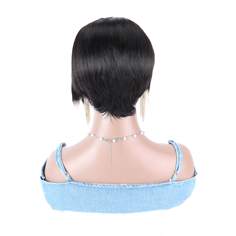 Short Pixie Cut Human Hair Wig - Short Pixie Cut Wig Human Hair Cheap 评论和价格