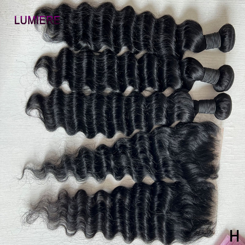 Top Quality Loose Deep Wave Bu - Deep Wave 3 Bundles With Closure 评论和价格