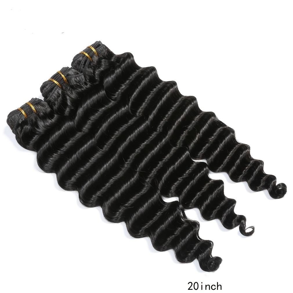 Loose Deep Wave Bundles With C - Deep Wave 3 Bundles With Closure 评论和价格