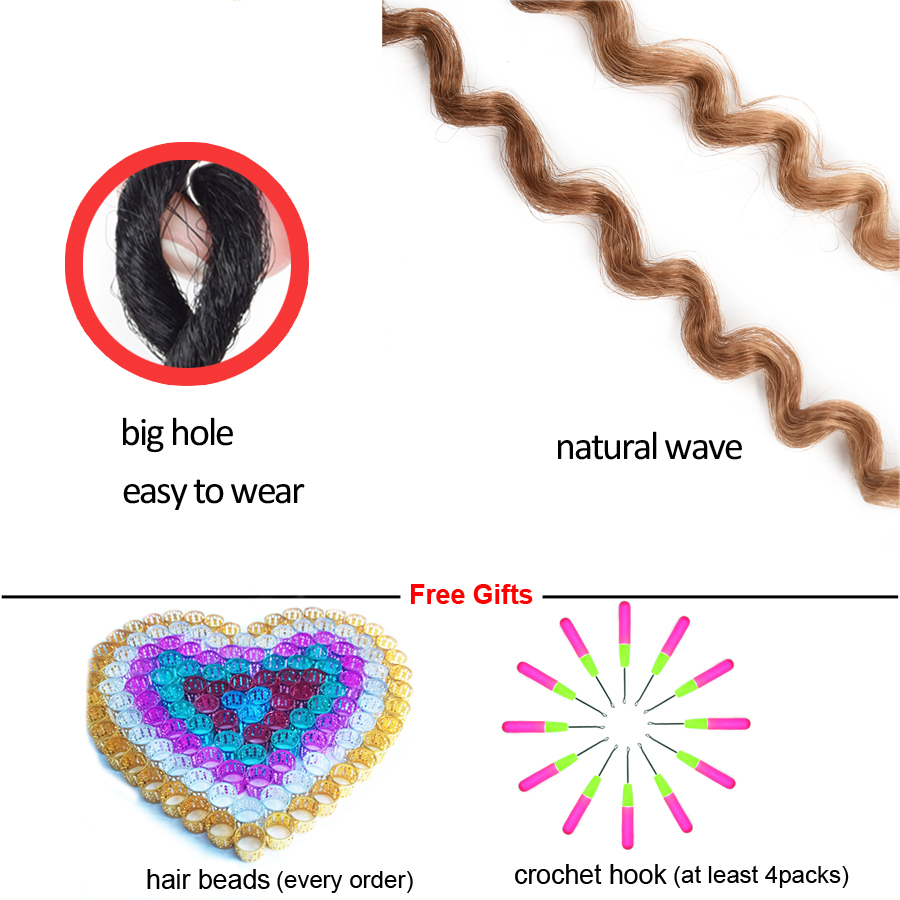 TOMO Passion Twist Crochet Hai - Water Wave Bulk Human Hair For Braiding 评论和价格
