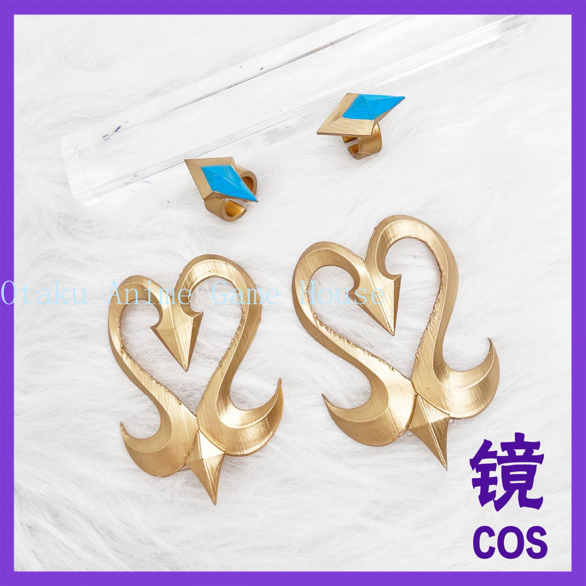 Genshin Impact Odette Cosplay  - Hair Clips 评论和价格
