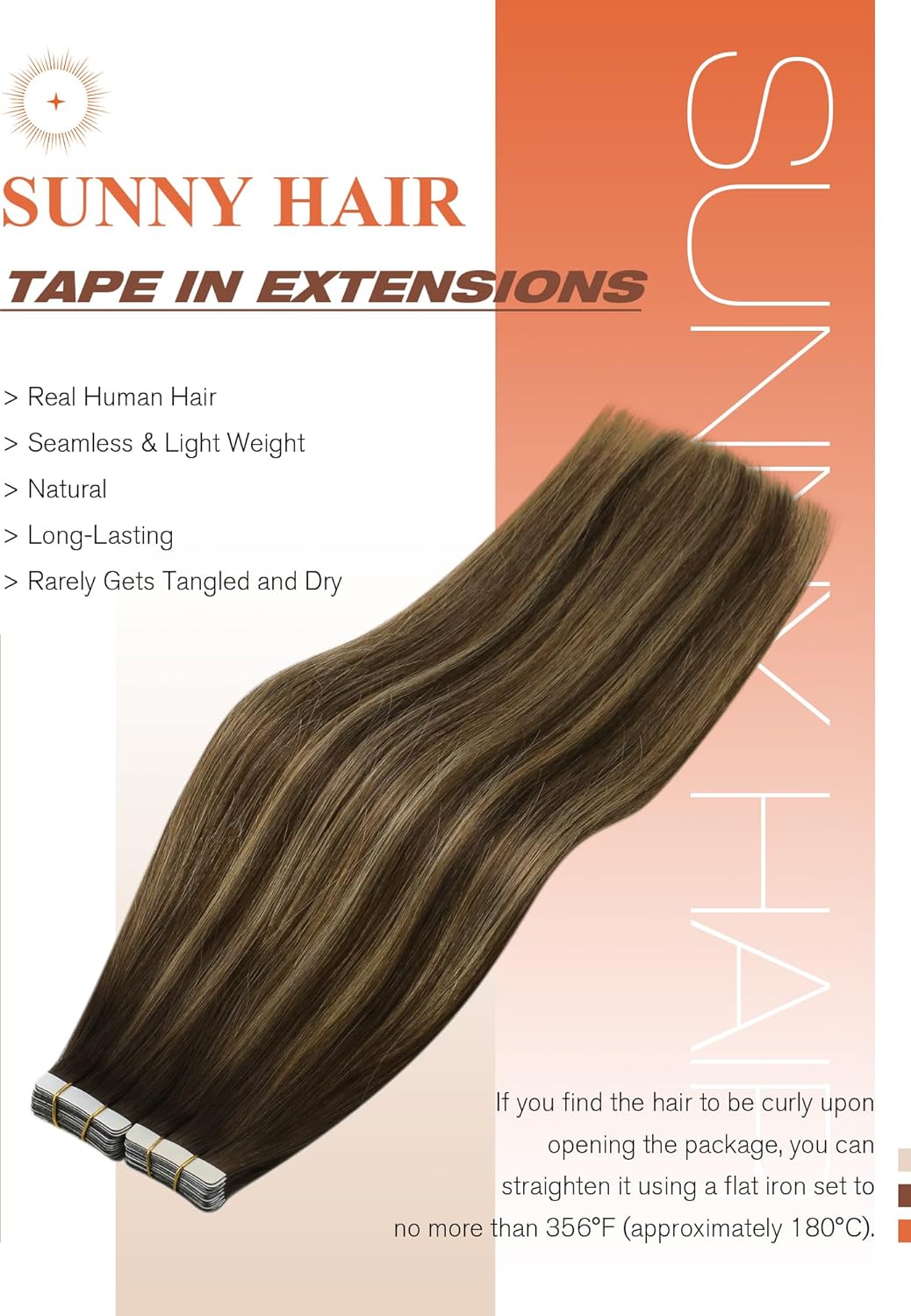 VeSunny Remy Tape In Hair Exte - Invisible Tape In Extensions Real Hair 评论和价格