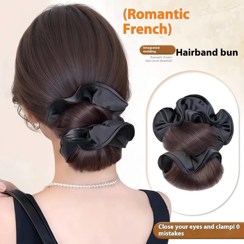 Effortless Updo Synthetic Claw - Claw Clip Messy Bun Hair Piece 评论和价格
