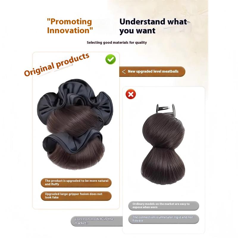 Effortless Updo Synthetic Claw - Claw Clip Messy Bun Hair Piece 评论和价格