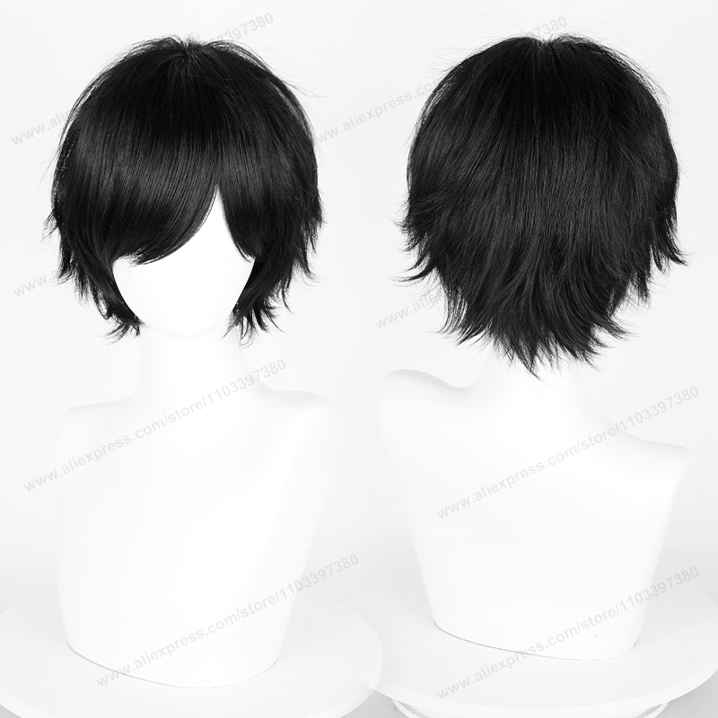 Anime 30cm Short Straight Cosp - Synthetic Braided Wigs For Black Women 评论和价格