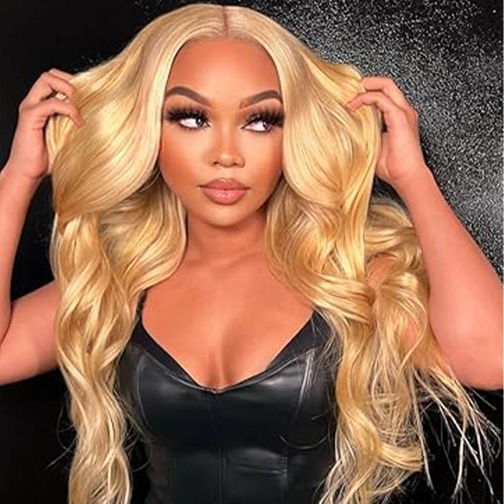 613 Blonde 13x6 13x4 HD Lace F - 613 Blonde Body Wave Lace Front Wig 评论和价格