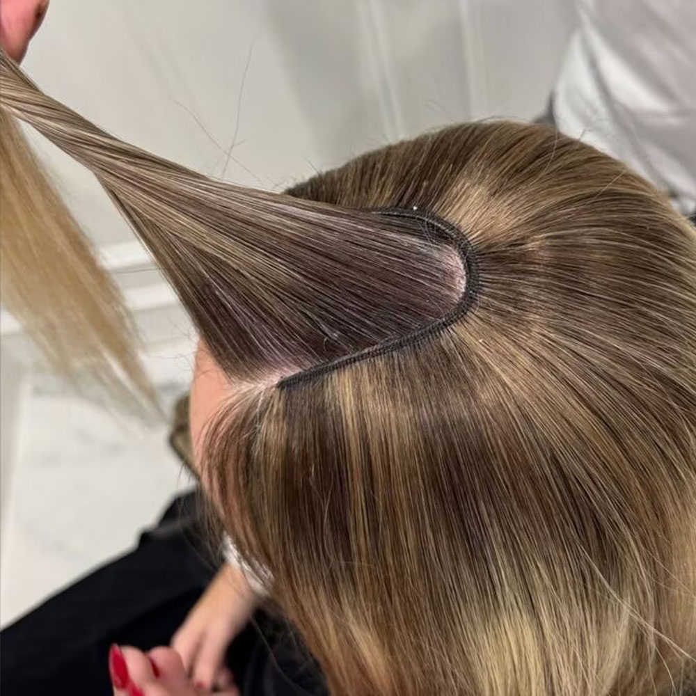 V Shape Clip In Human Hair Ext - Seamless Clip In Hair Extensions Human Hair 评论和价格