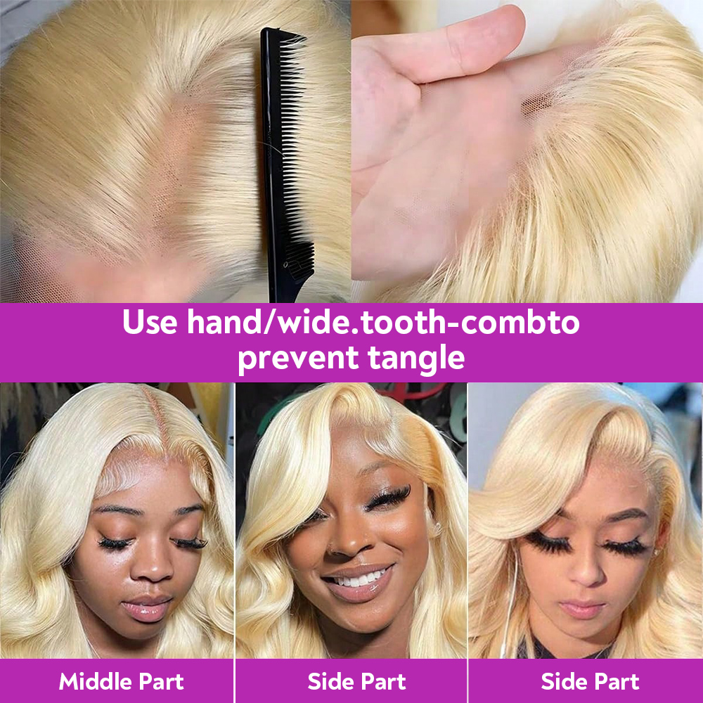 613 Honey Blonde Body Wave 13x - 613 Blonde Body Wave Lace Front Wig 评论和价格