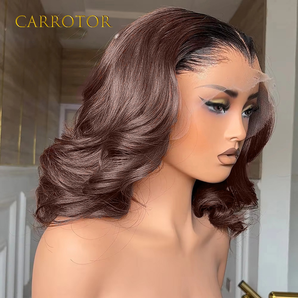 Lagos Hairline Wig 1b4 Ombre C - Human Hair Wigs 评论和价格