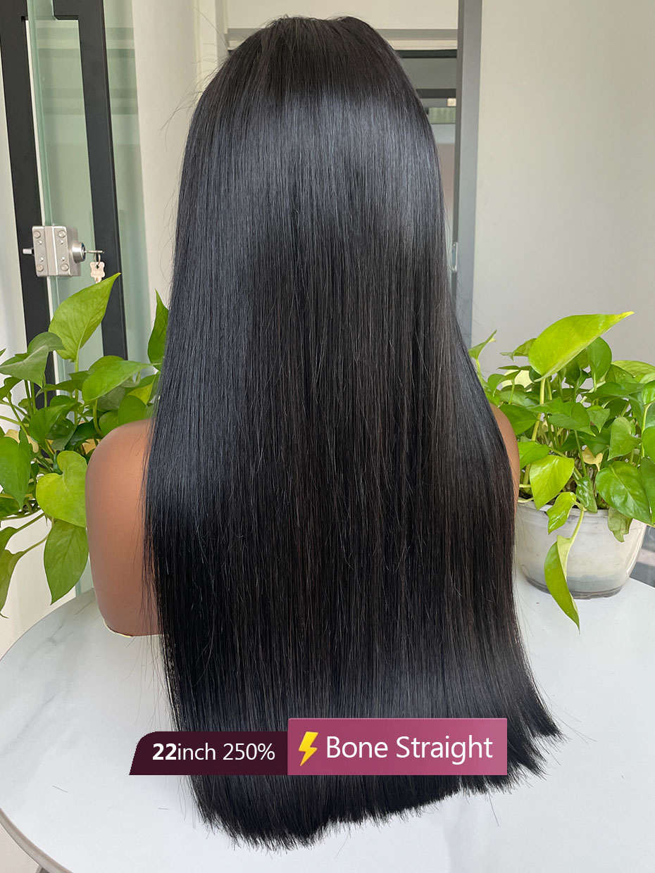 13x4 Lace Frontal 100% Human H - Glueless Wear And Go Human Hair Wig 评论和价格