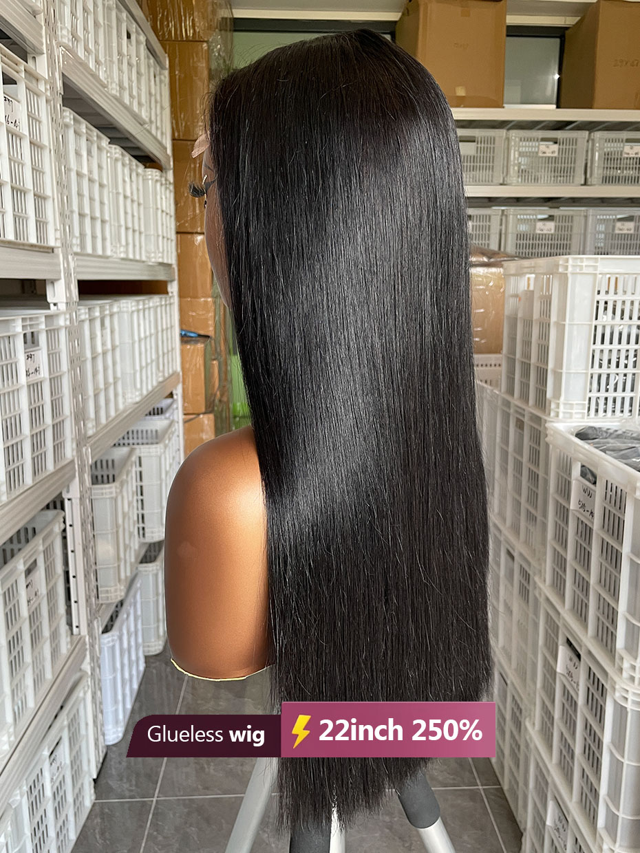 13x4 Lace Frontal 100% Human H - Glueless Wear And Go Human Hair Wig 评论和价格
