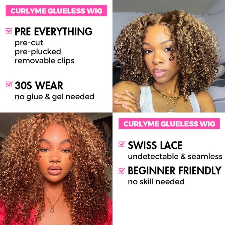 Highlight Honey Blonde Wear An - Glueless Wear And Go Human Hair Wig 评论和价格