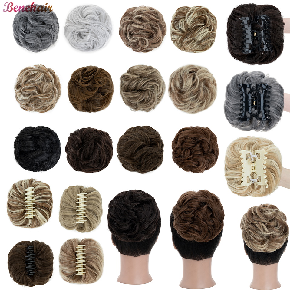 Benehair Messy Hair Bun Synthe - Claw Clip Messy Bun Hair Piece 评论和价格