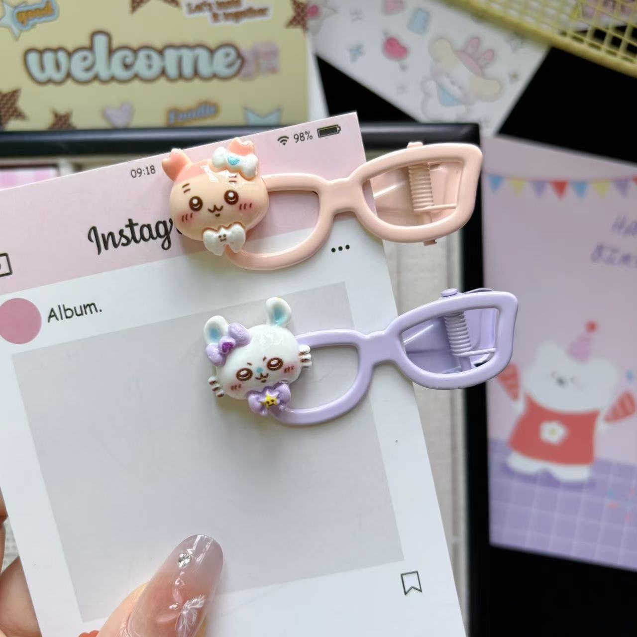 Ji Yi Ka Wa Cartoon Cute Littl - Hair Bundles 评论和价格