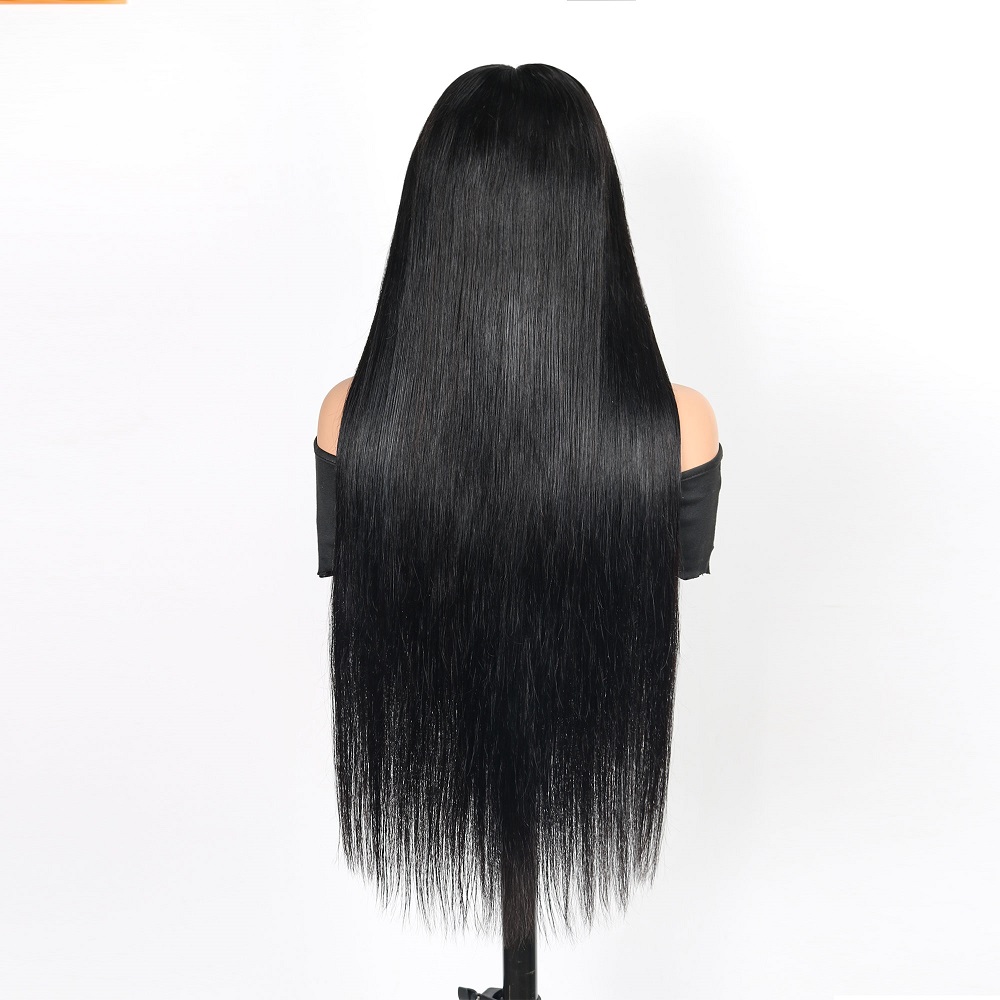7x5 Straight Lace Wigs 32 inch - Glueless Wear And Go Human Hair Wig 评论和价格