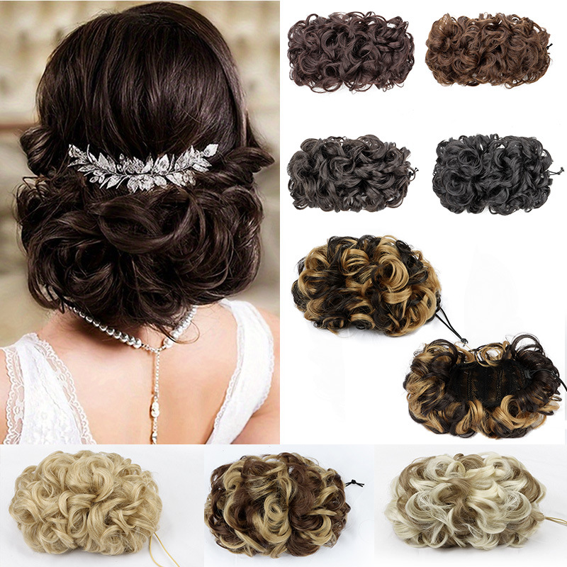 Claw Clip Curly Hair Bun Exten - Claw Clip Messy Bun Hair Piece 评论和价格