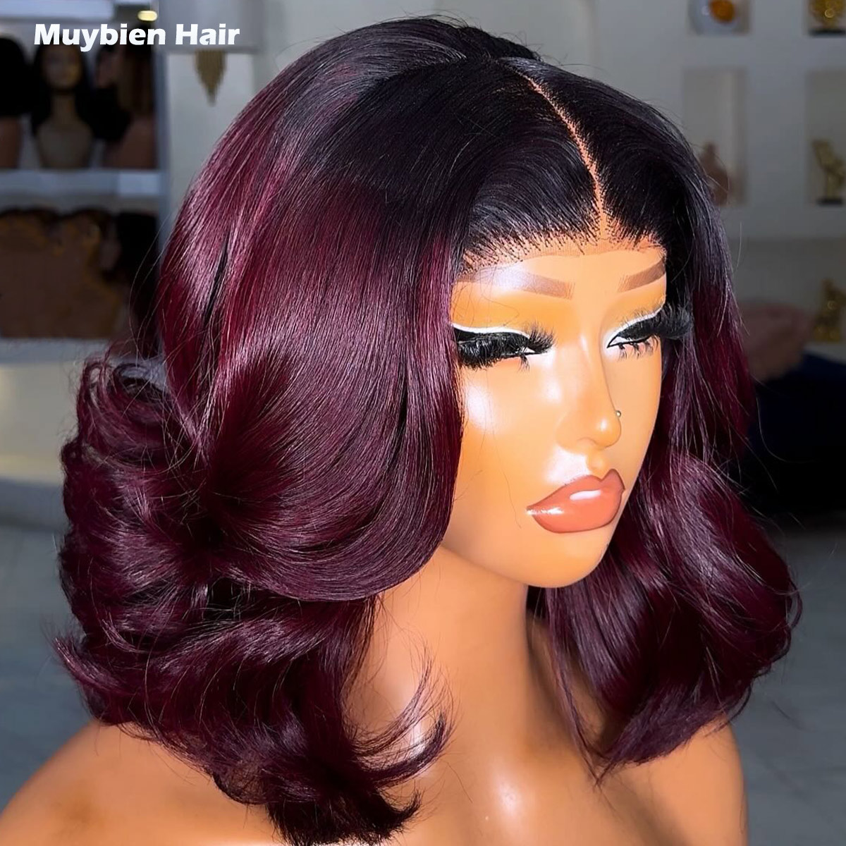 Wear and Go Glueless Bob Wig H - Glueless Wear And Go Human Hair Wig 评论和价格