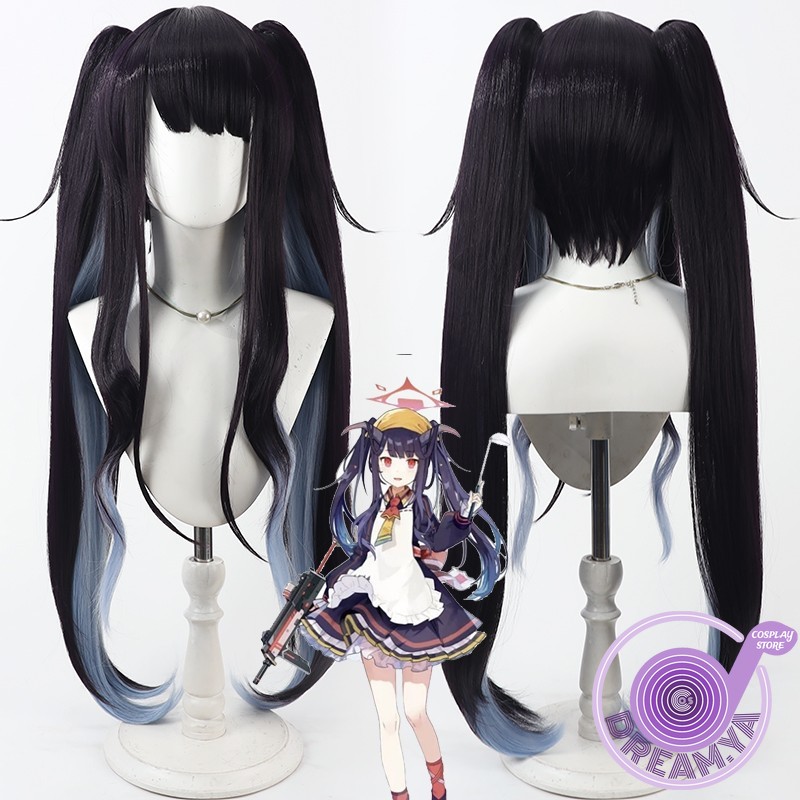 Aikiyo Fuuka Cosplay Wig Blue  - Synthetic Wigs 评论和价格
