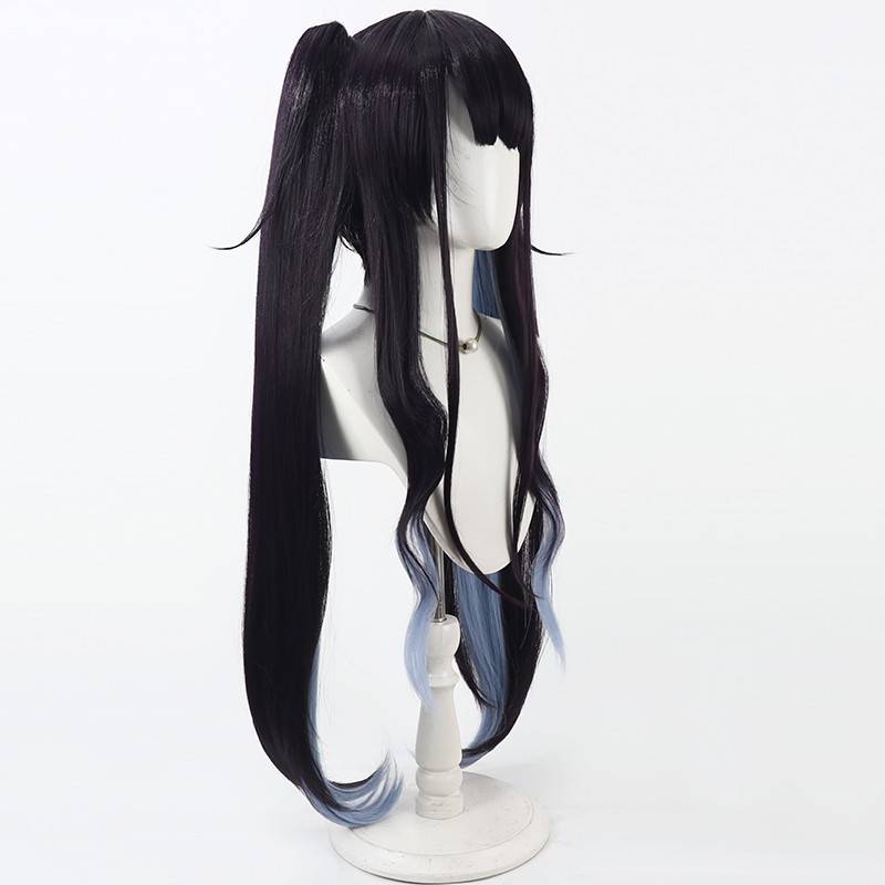 Aikiyo Fuuka Cosplay Wig Blue  - Synthetic Wigs 评论和价格