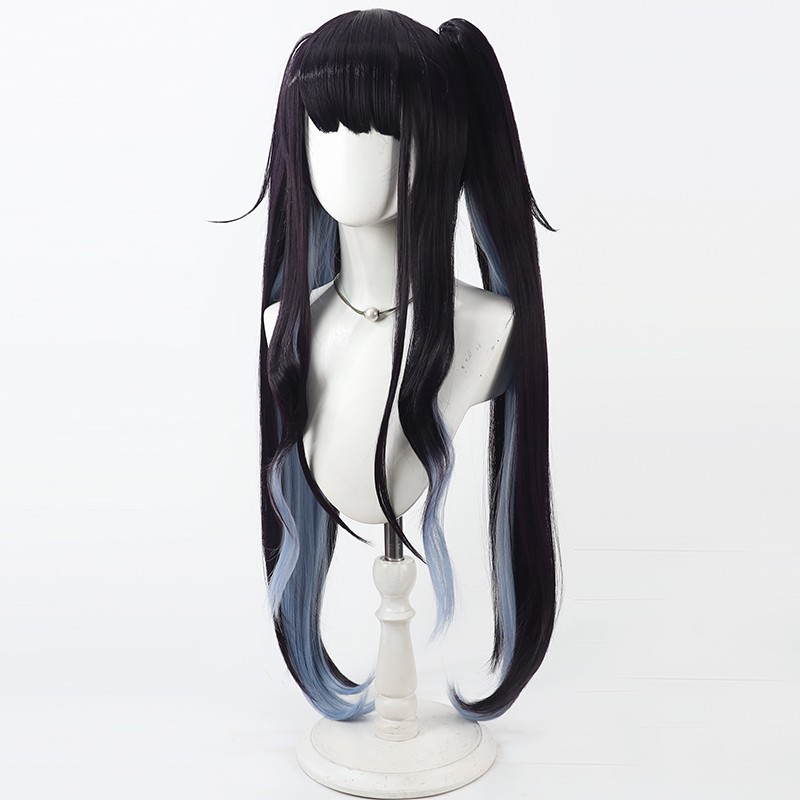 Aikiyo Fuuka Cosplay Wig Blue  - Synthetic Wigs 评论和价格
