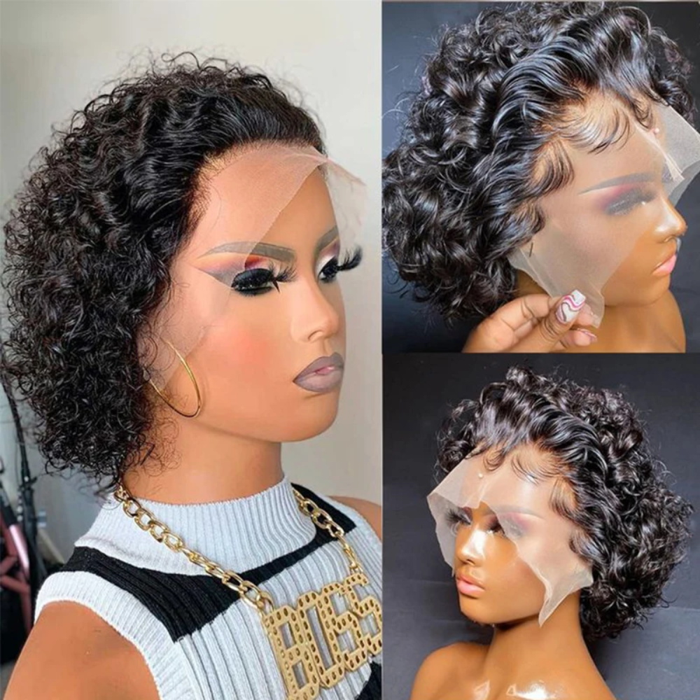 Pixie Cut Wig Human Hair 13x4  - Short Pixie Cut Wig Human Hair Cheap 评论和价格