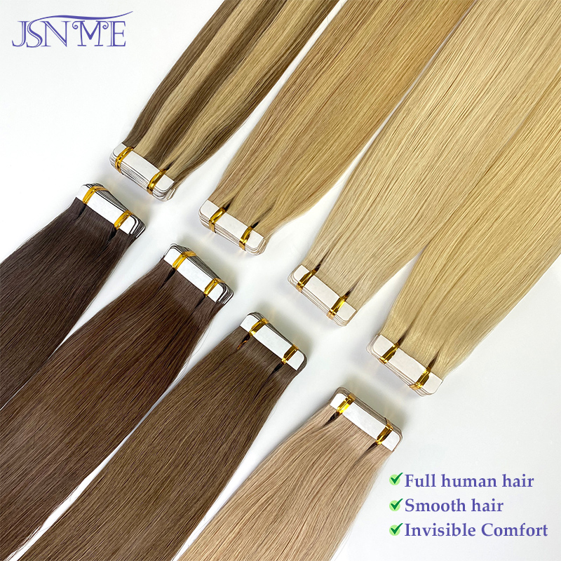 JSNME Tape In Hair Extension 1 - Invisible Tape In Extensions Real Hair 评论和价格