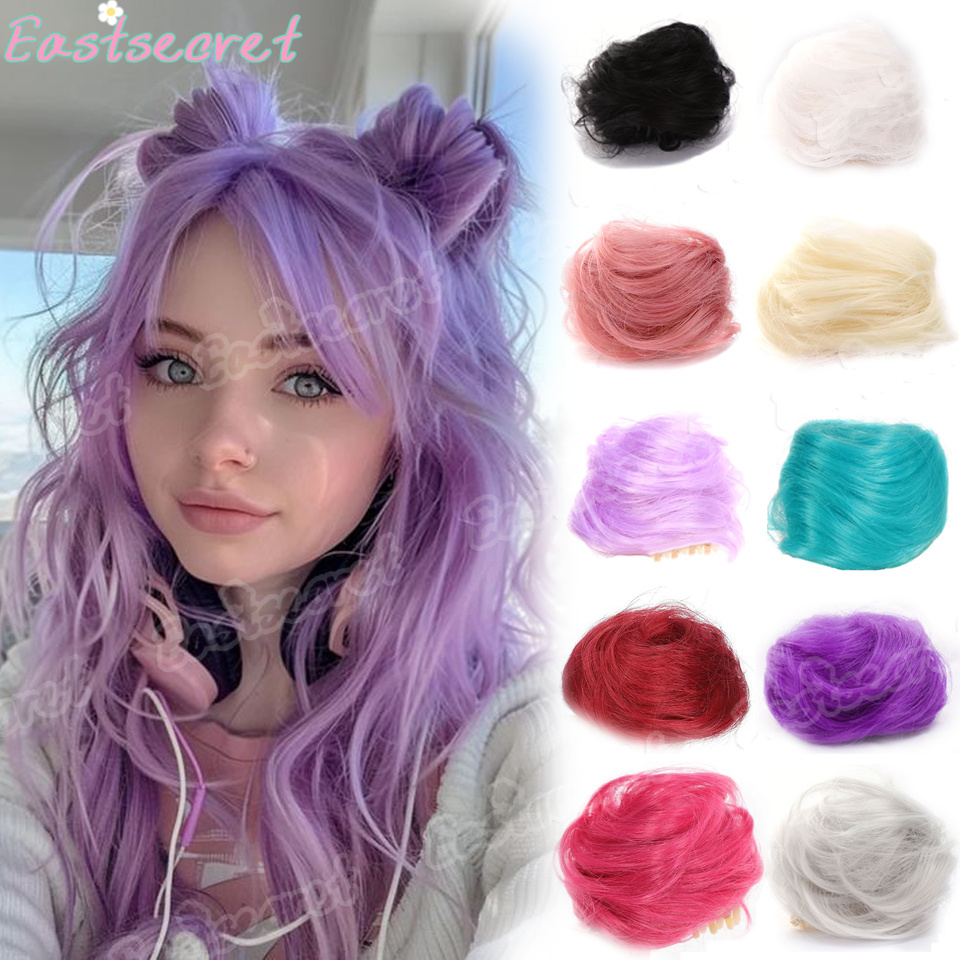 EAST Women's Hair Buns Synthet - Claw Clip Messy Bun Hair Piece 评论和价格
