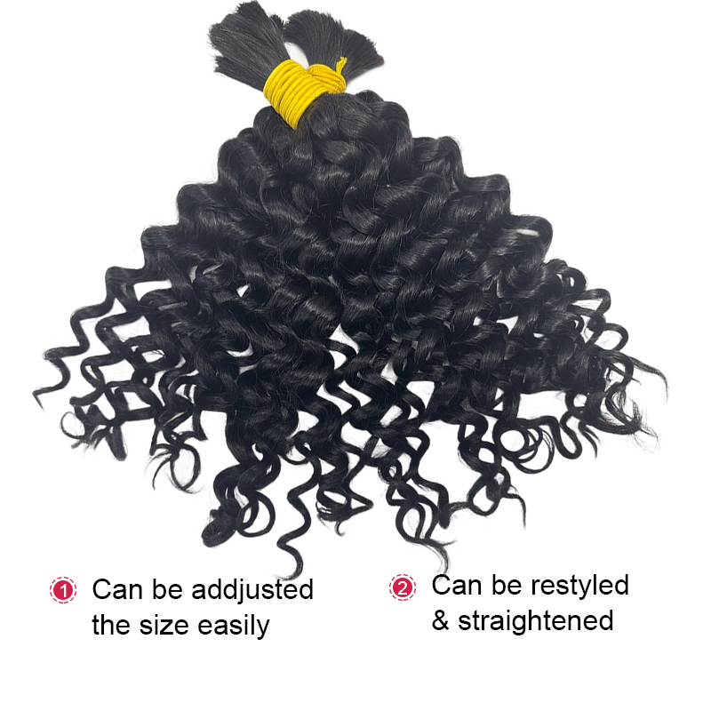 Water Wave Bulk Human Hair For - Water Wave Bulk Human Hair For Braiding 评论和价格