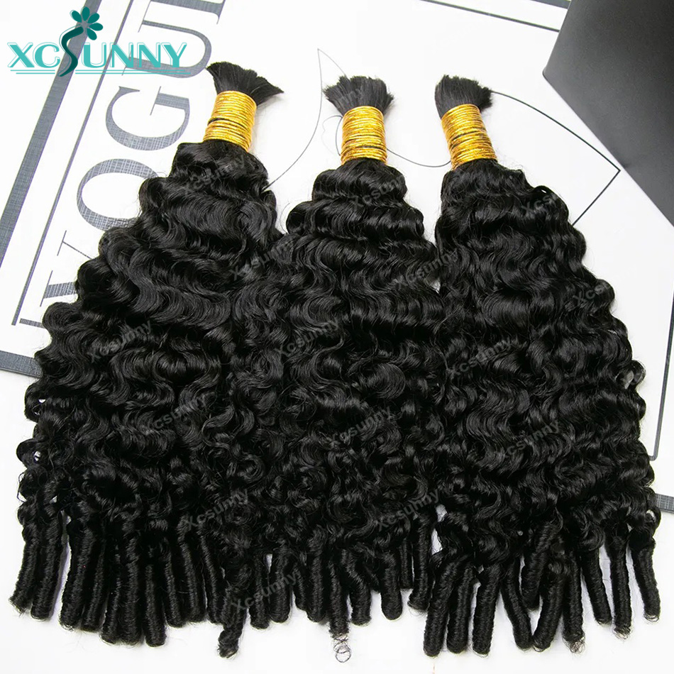 Water Curly Boho Braids Human  - Water Wave Bulk Human Hair For Braiding 评论和价格