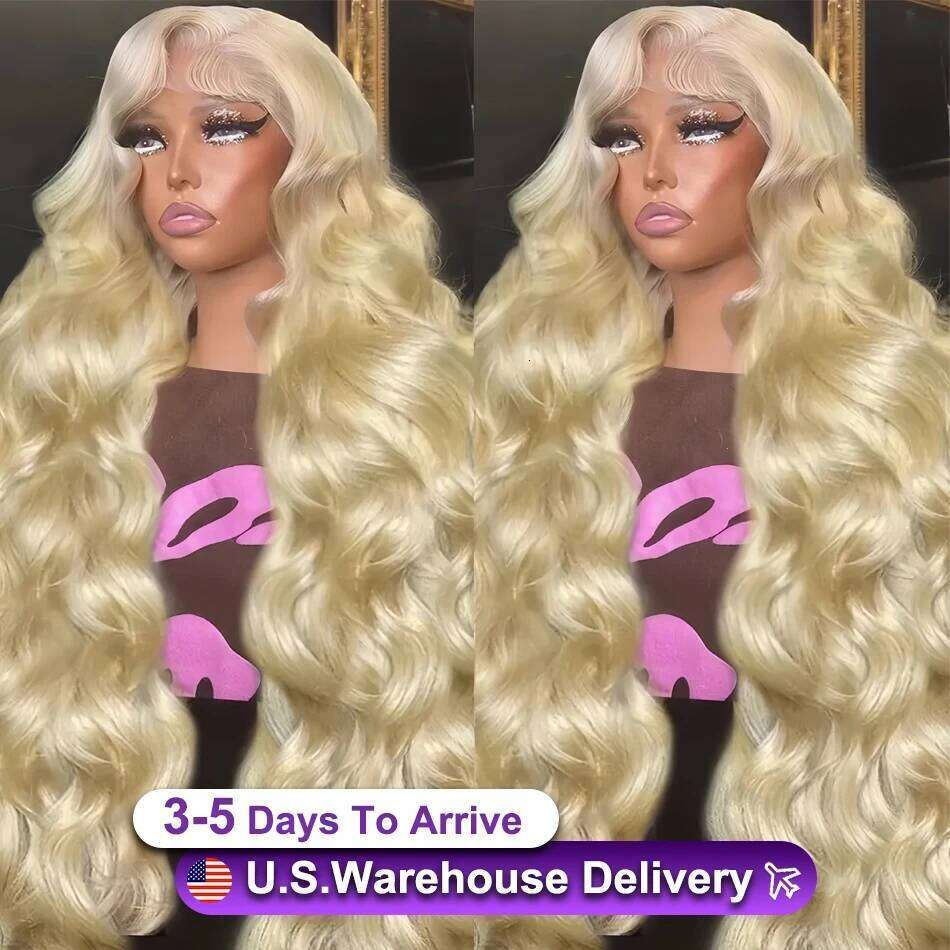 613 Lace Front Wigs Brazilian  - 613 Blonde Body Wave Lace Front Wig 评论和价格