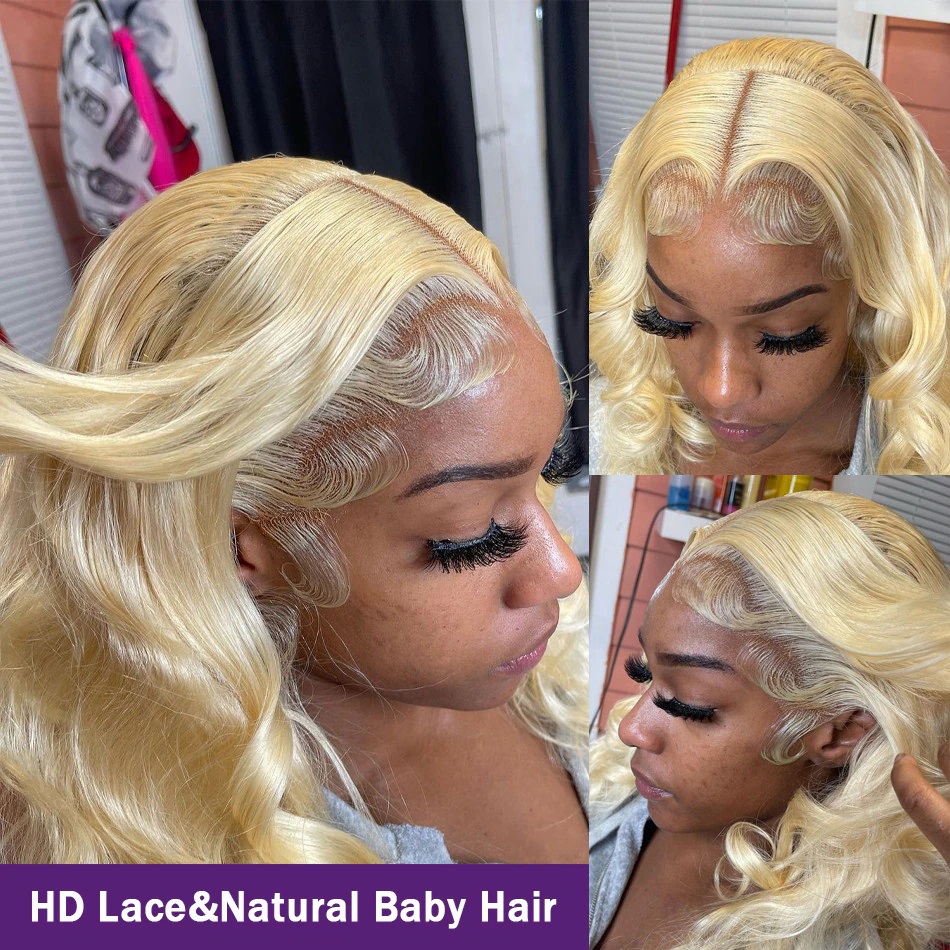 613 Lace Front Wigs Brazilian  - 613 Blonde Body Wave Lace Front Wig 评论和价格