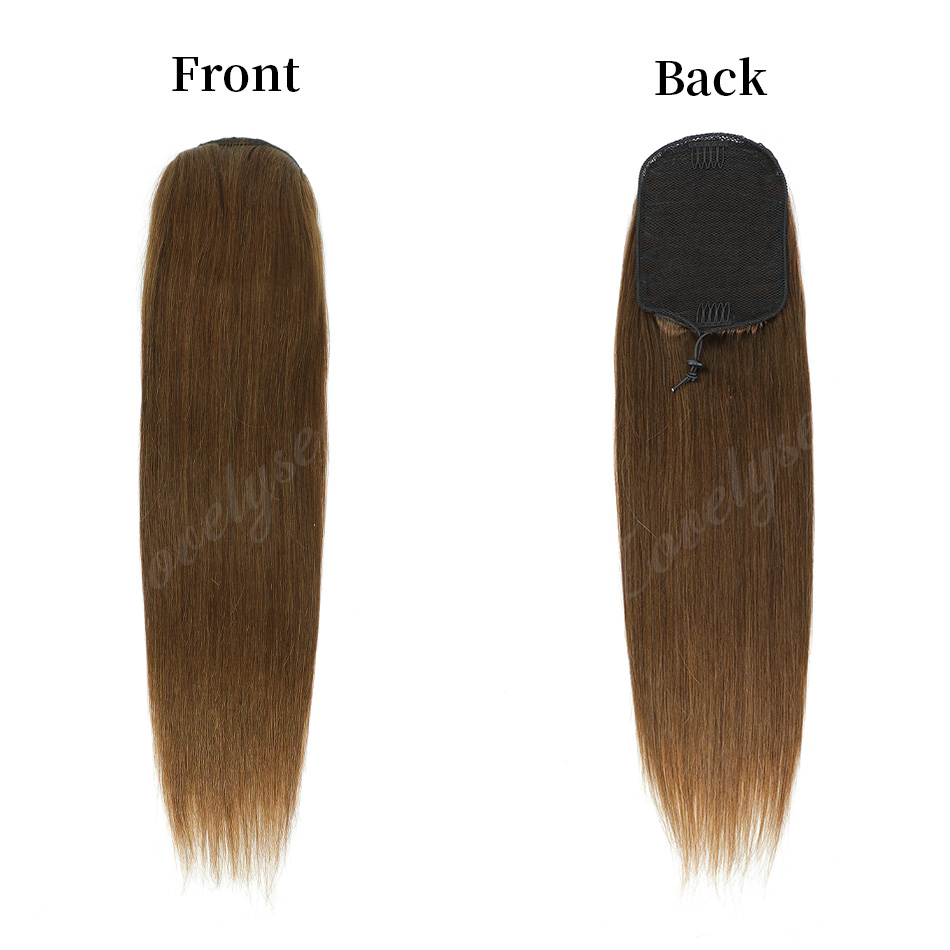 14-18Inch Short Drawstring Pon - Seamless Clip In Hair Extensions Human Hair 评论和价格