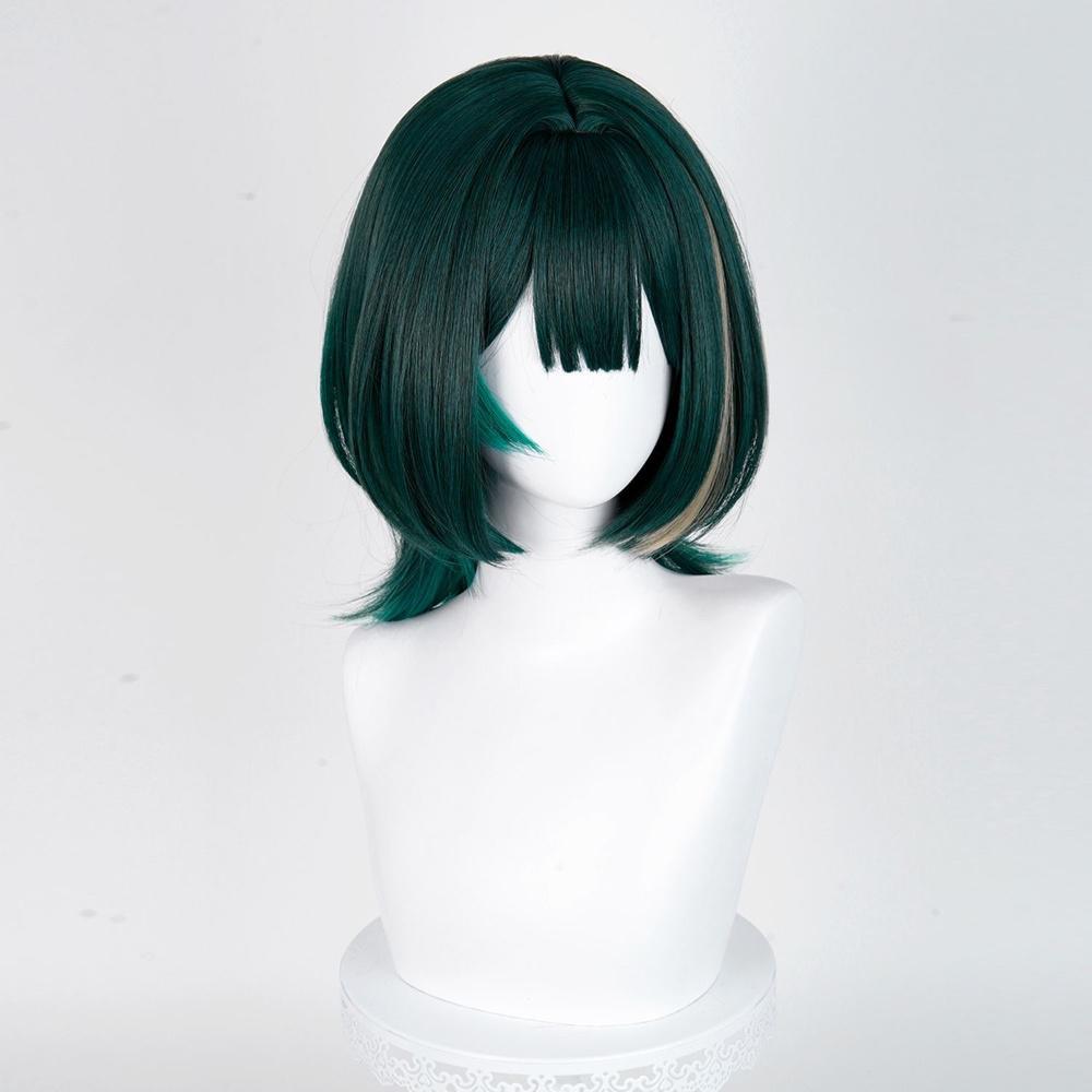 Anime Nefer Cosplay Wig Green  - Synthetic Wigs 评论和价格