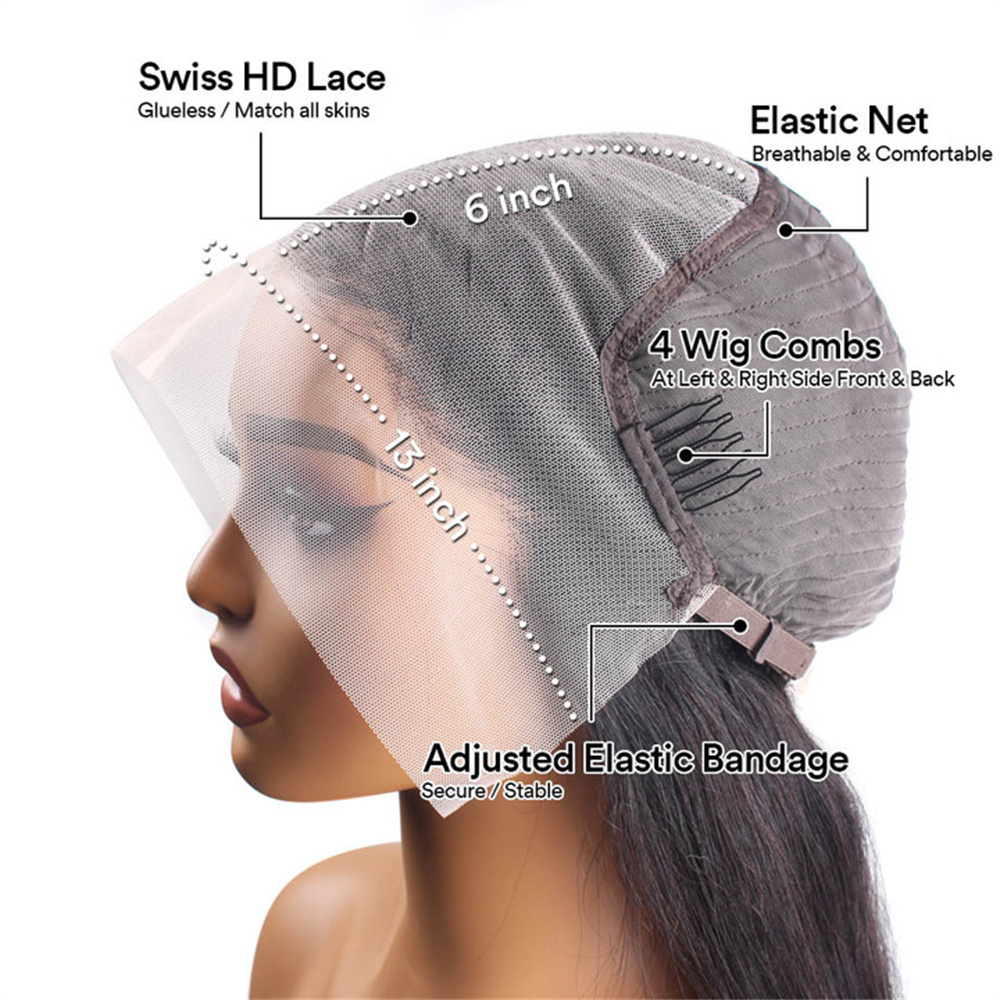 36 Inch Deep Wave P4/27 Highli - Lace Front Wigs 评论和价格