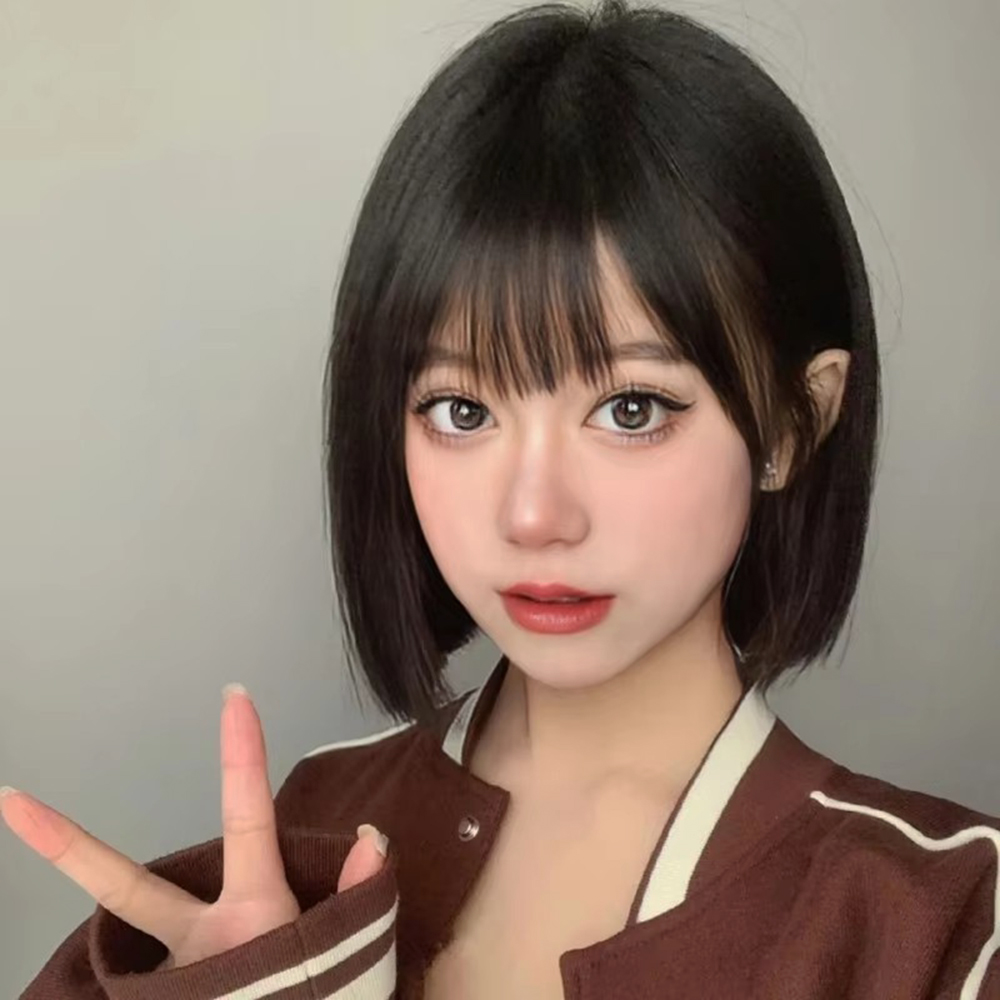 Fashionable Black Bob Haircut  - Synthetic Braided Wigs For Black Women 评论和价格