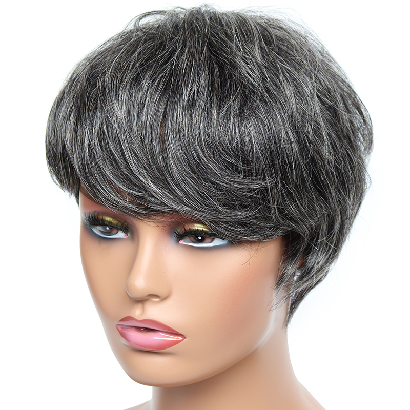 Cheap Short Wig Straight Human - Short Pixie Cut Wig Human Hair Cheap 评论和价格