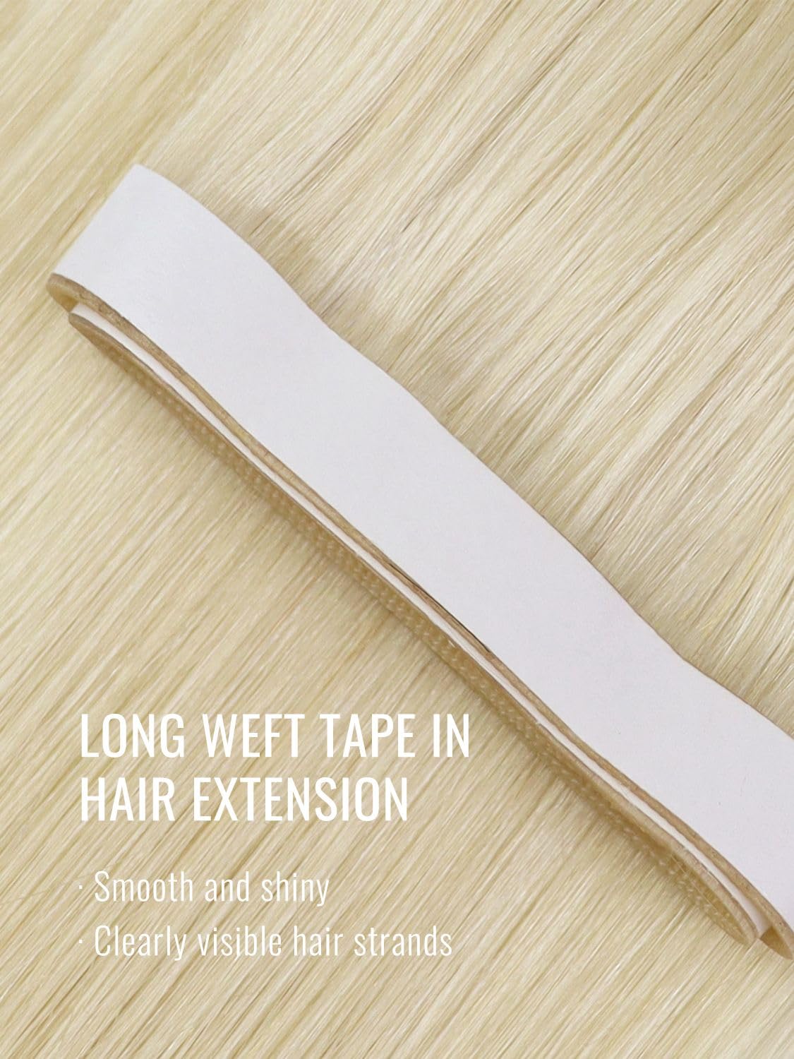 Moresoo Tape in Weft Hair Exte - Invisible Tape In Extensions Real Hair 评论和价格