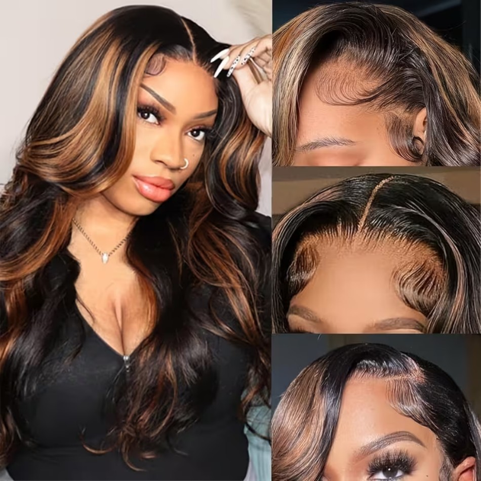Body Wave Lace Front Wig Highl - Hd Lace Frontal Wig Human Hair Pre Plucked 评论和价格