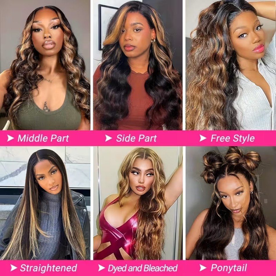 Body Wave Lace Front Wig Highl - Hd Lace Frontal Wig Human Hair Pre Plucked 评论和价格