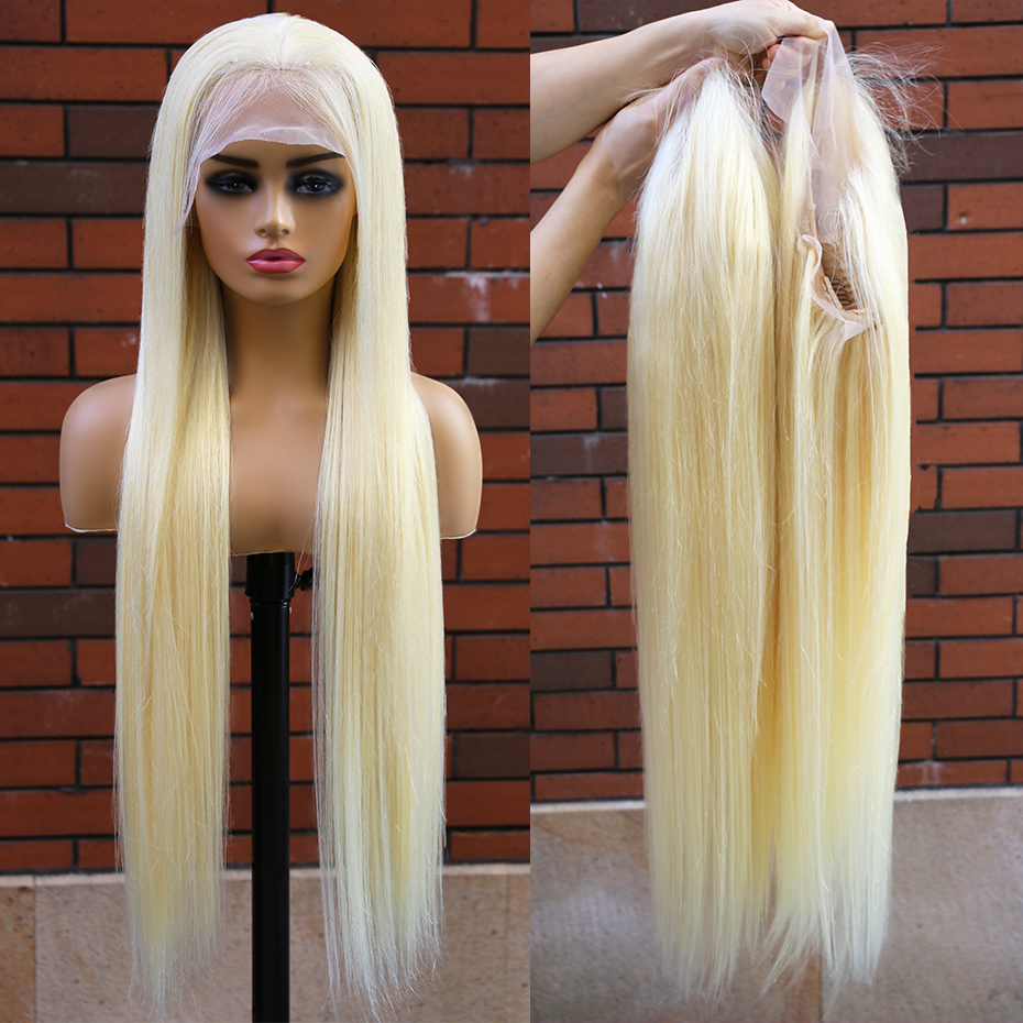 30 40 Inch 613 Honey Blonde Wi - 613 Blonde Body Wave Lace Front Wig 评论和价格