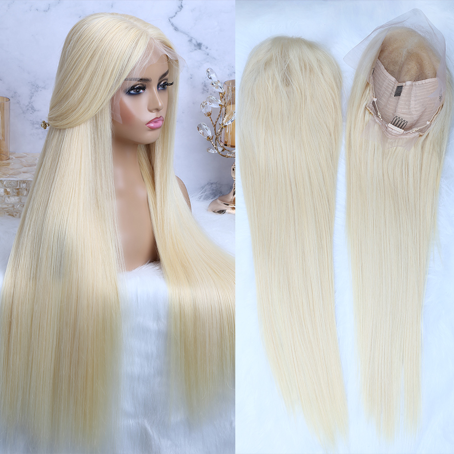 30 40 Inch 613 Honey Blonde Wi - 613 Blonde Body Wave Lace Front Wig 评论和价格
