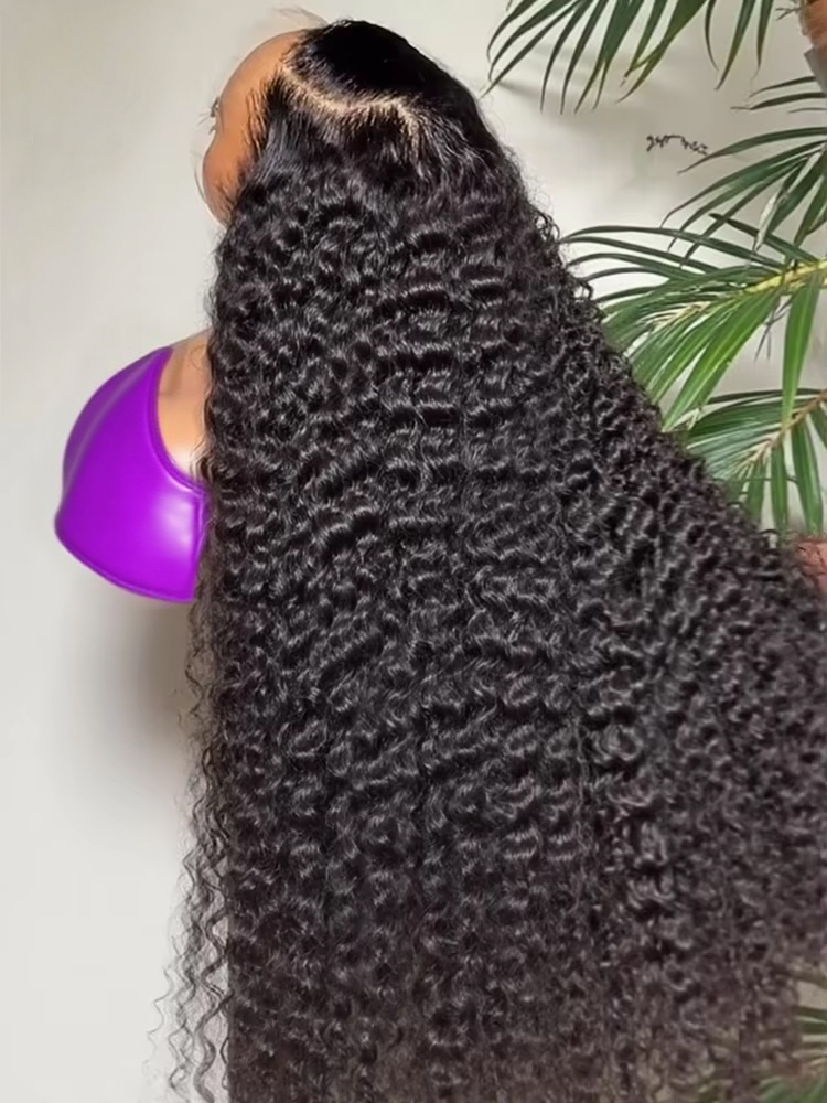 Deep Water Wave Wigs 13x4 HD T - Water Wave Bulk Human Hair For Braiding 评论和价格