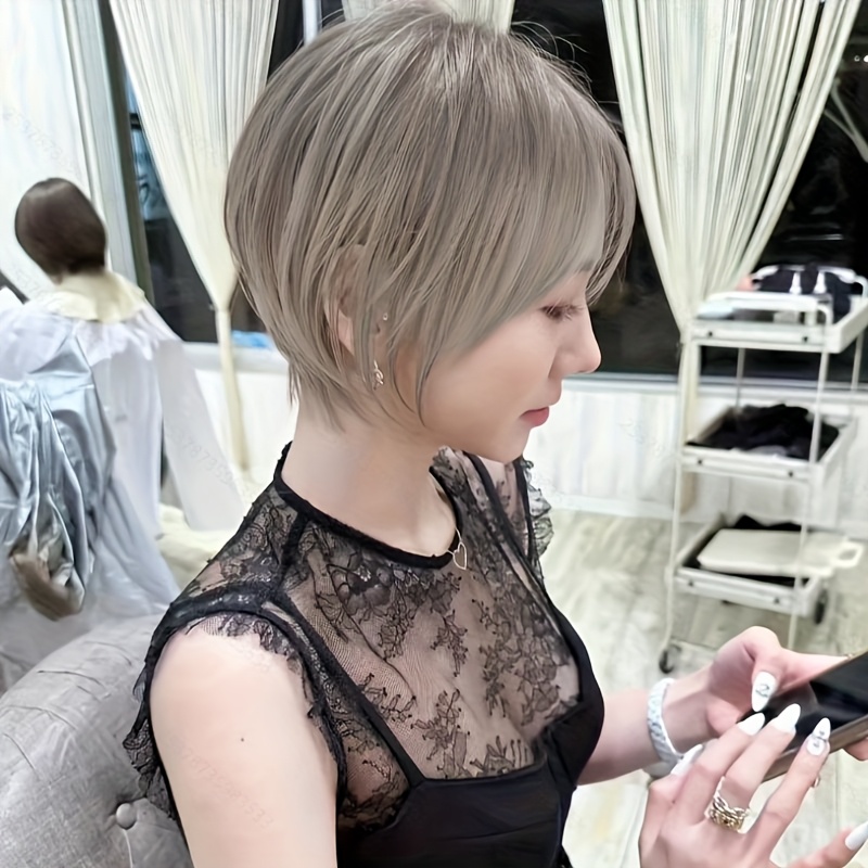 Synthetic Layered Short Bob Wi - Synthetic Braided Wigs For Black Women 评论和价格